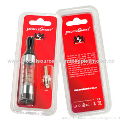 Promotional T2 eGo Cartomizer (Rechange Coil Head), Red Style, 2.4mL, 650/900/1,100mAh Battery